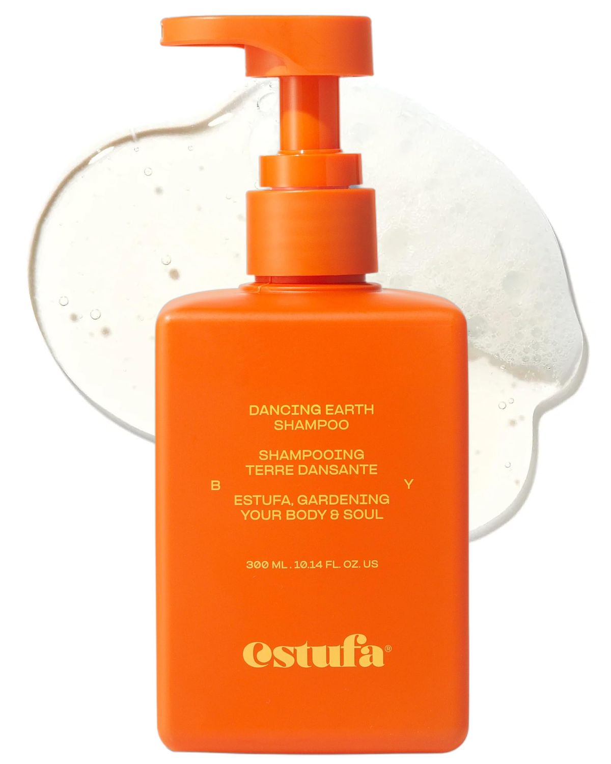ESTUFA Dancing Earth Shampoo - Korean Vegan, Silicone-Free Shampoo for Scalp Purification and Hair Growth with Moisturizing Amino Acids - Floral Woody Fragrance for Women and Men, 10.1 fl.oz.