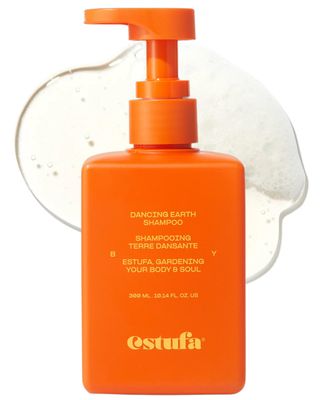 ESTUFA Dancing Earth Shampoo - Korean Vegan, Silicone-Free Shampoo for Scalp Purification and Hair Growth with Moisturizing Amino Acids - Floral Woody Fragrance for Women and Men, 10.1 fl.oz.