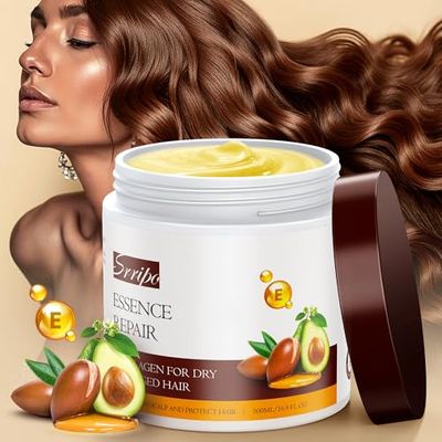 Karsell Collagen Hair Mask for Deep Conditioning, Keratin Hair Treatment with 4 Hydrolyzed Proteins, Moroccan Avocado Oils Conditioner for Nourish, Calendula Gentian Extracts Care Dry Damaged Hair