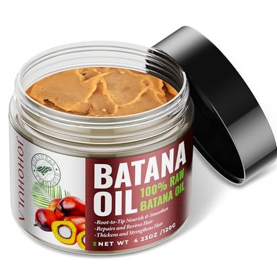 Johohula Raw Batana Oil for Hair Growth: 100 Pure Batana Oil Strengthens Thin Hair - Nourishes Dry, Frizzy, Damaged Split Ends