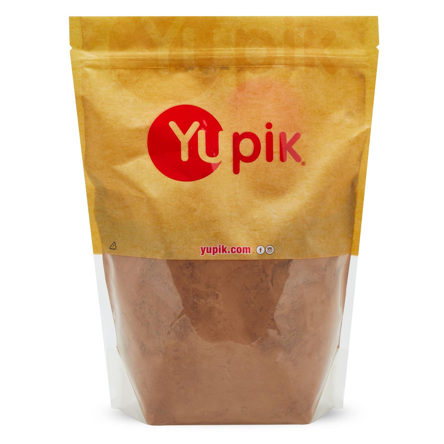 Yupik Natural Cocoa Powder, Unsweetened, 2.2 lb (35.2 oz), Gluten-Free, GMO-Free, Kosher, Vegan, Dairy-Free, No Sugar Added, No Additives, Excellent Source of Fiber Iron, Ideal for Baking Topping