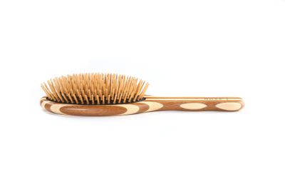 Bass Brushes The Green Brush Bamboo Pin Bamboo Handle Hair Brush