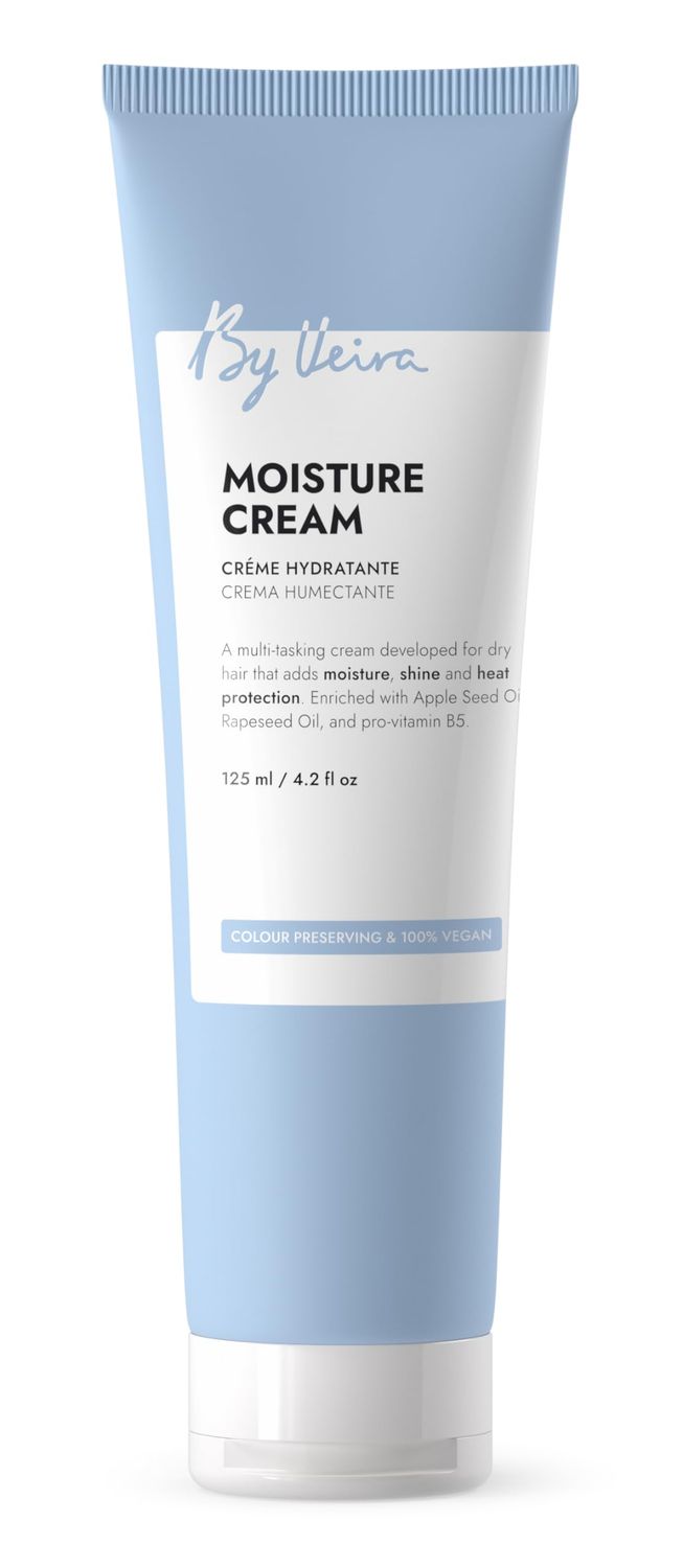 By Veira, Moisture Cream 4.2 Fl Oz, For FrizzyDry Hair, Provitamin B5 Rapeseed oil for Moisturising Great Shine, Colour preserving 100 vegan