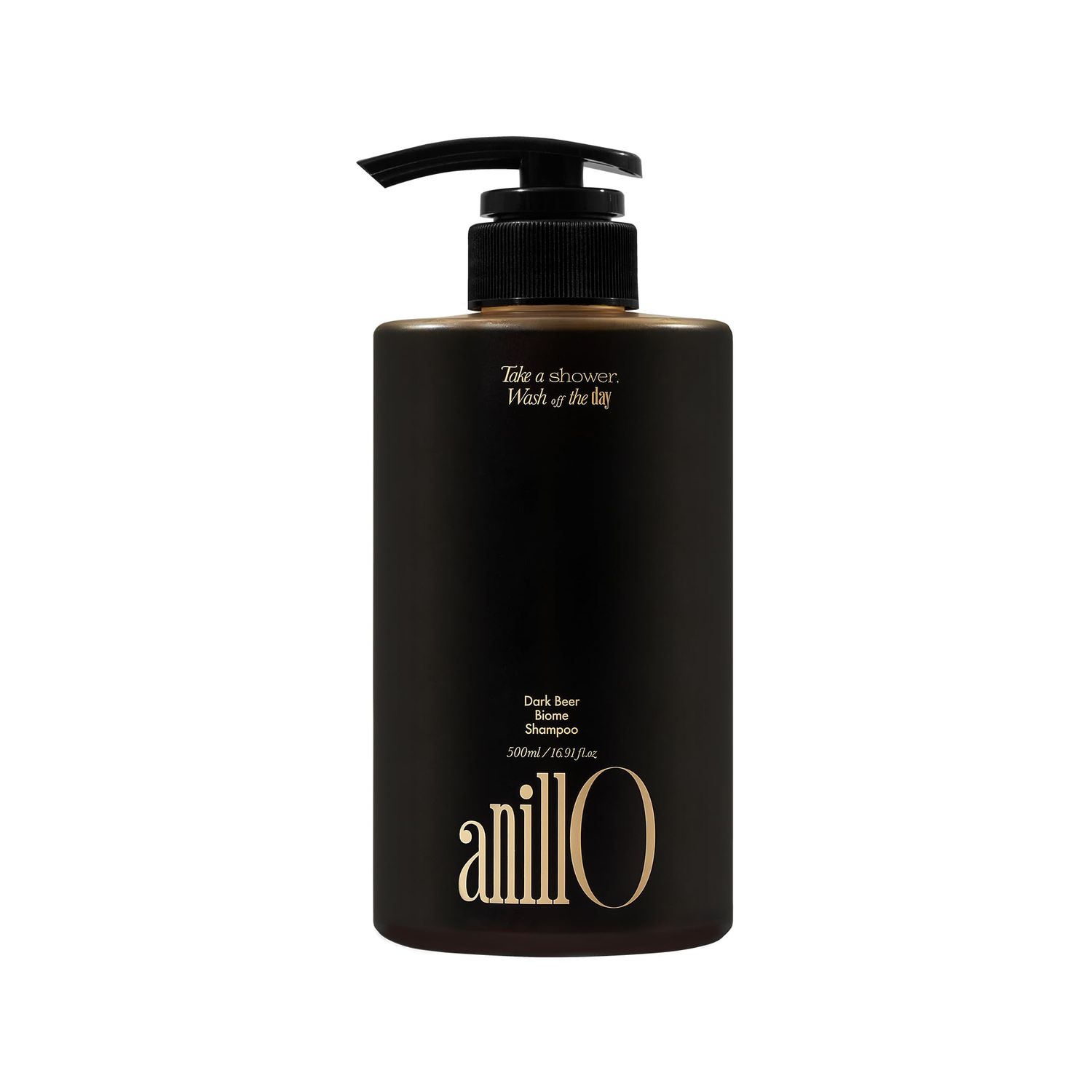 Dark Beer Biome Shampoo - Vegan Anti-Hair Loss Sclap Care with Caffeine Green Mint Complex for Thicker Stronger Hair- Deep Cleansing, Oil Control Cooling Effect, Sulfate-Free 500 ml 16.9 fl oz