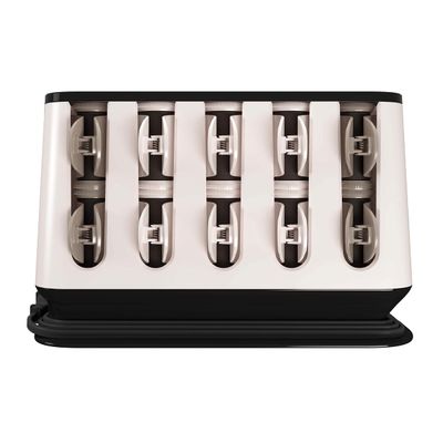 Remington Shine Therapy Argan Oil Keratin Treated Hot Rollers Set, Professional Hair Curlers for Setting All Hair Lengths from Short and Medium to Long