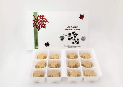 Frost Ridge Maple Farm, Organic Maple Candy, 4.5 oz. Box (12 pcs.)