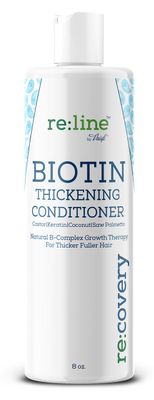 Biotin Hair Growth Conditioner for Hair Loss Natural Thickening Volume Conditioner for Fine Hair Volumizing Deep Treatment for Thinning Color Treated Hair Sulfate Free with Castor Oil for Woman Men