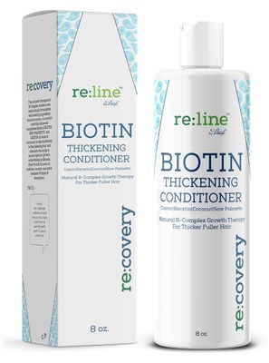Biotin Hair Growth Conditioner for Hair Loss Natural Thickening Volume Conditioner for Fine Hair Volumizing Deep Treatment for Thinning Color Treated Hair Sulfate Free with Castor Oil for Woman Men