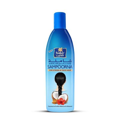 Parachute Sampoorna Coconut Hair Oil with Hibiscus Almond For Thick, Strong Nourished Hair All Hair Types 10.1 fl oz