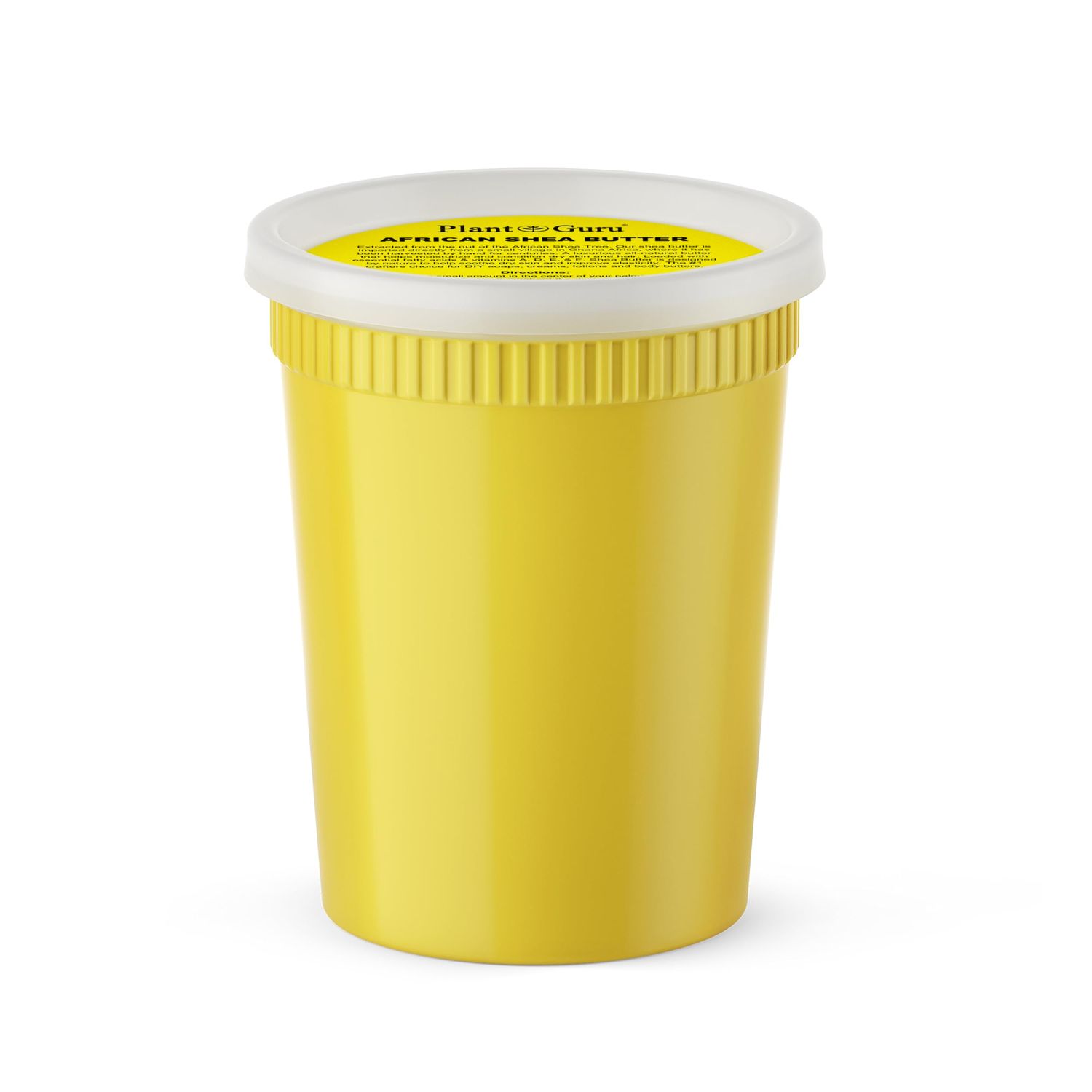 Raw African Shea Butter 32 oz. Bulk 100 Pure Natural Unrefined YELLOW - Ideal Moisturizer For Dry Skin, Body, Face And Hair Growth. Great For DIY Soap and Lip Balm Making.