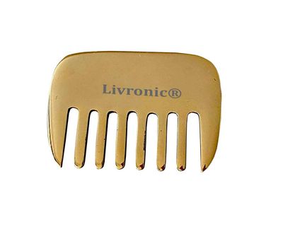 Livronic Kansa Comb With The Benefits of Reduce Hair fall and Help In Hair Growth For Men and Women (SMALL)