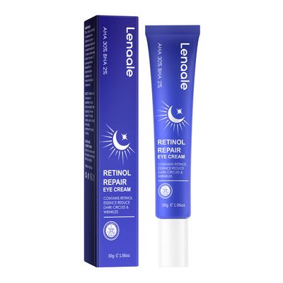 Retinol Eye Cream, Hydrating Under Eye Care Daily Wrinkle Cream, Infused with AHA30 to Smooth and Hydrate Skin, Eye Crea for Dark Circles Treatments, Reduce Under Eye Bags, Smooth Wrinkles