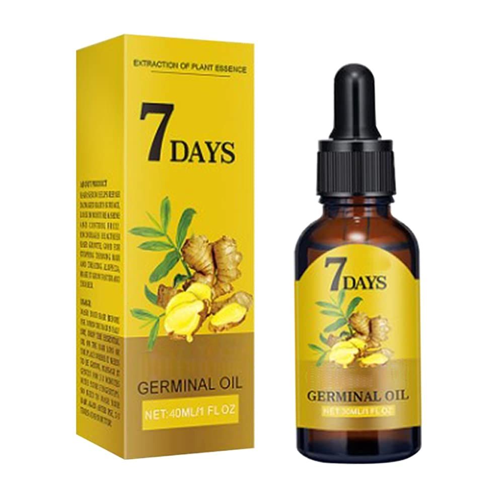 Ginger Hair Growth Serum for Scalp Massage, Hair Follicle Treatment, Hair Care - Germinal Essence Conditioner for Regrowth Loss Treatment (1 oz)