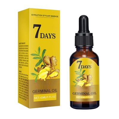 Ginger Hair Growth Serum for Scalp Massage, Hair Follicle Treatment, Hair Care - Germinal Essence Conditioner for Regrowth Loss Treatment (1 oz)