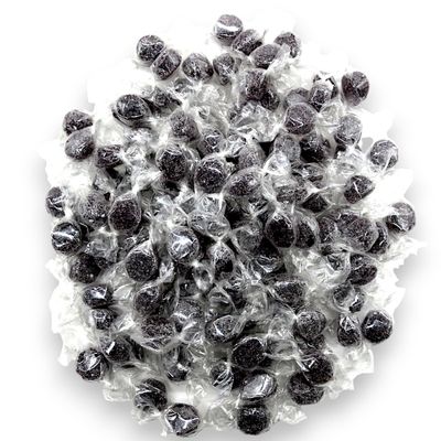 Sugar Free Black Licorice Flavor Jelly Candies -1.5 lbs Authentic Italian Candy, Soft and Delicious Licorice Flavor Jelly Candies Individually Wrapped(24 oz)
