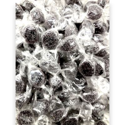 Sugar Free Black Licorice Flavor Jelly Candies -1.5 lbs Authentic Italian Candy, Soft and Delicious Licorice Flavor Jelly Candies Individually Wrapped(24 oz)