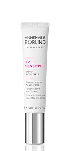 ANNEMARIE BRLIND - ZZ SENSITIVE Regenerative Eye Cream - With Vitamin C E and Meadowfoam Extract to Strengthen the Natural Skin Barrier and Soothe Stressed Skin - Step 5 of 5-0.5 Oz