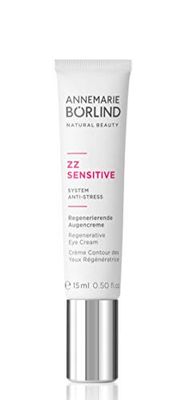 ANNEMARIE BRLIND - ZZ SENSITIVE Regenerative Eye Cream - With Vitamin C E and Meadowfoam Extract to Strengthen the Natural Skin Barrier and Soothe Stressed Skin - Step 5 of 5-0.5 Oz