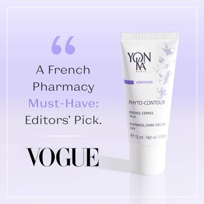 Yon-Ka Phyto-Contour Eye Cream (15 ml) Anti-Aging Under Eye Cream for Dark Circles and Puffiness, Tone and Firm with Vitamin E and Aloe Vera, Paraben-Free