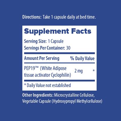 Nutrosleep - PEP19 Sleep Aid Peptide Supplement - Supports Deep, Restful Sleep, Non-Habit Forming, 30 Capsules