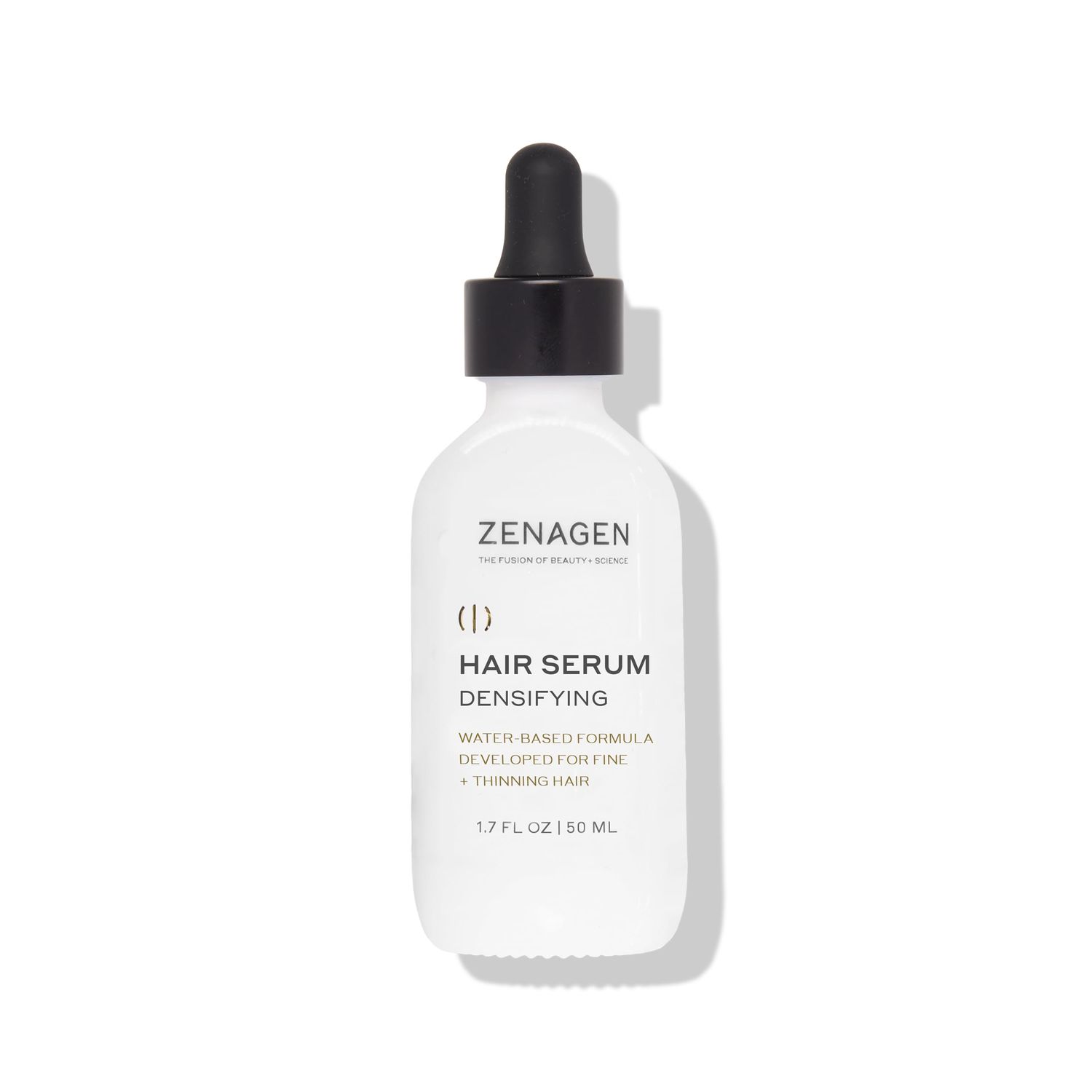 Zenagen Densifying Hair Serum for Fine Thinning Hair Boosts Hair Density, Strengthens Nourishes Hair Follicles, Non-Greasy Water-Based Formula, Plant-Based, Vegan, All Hair Types, 1.7 oz