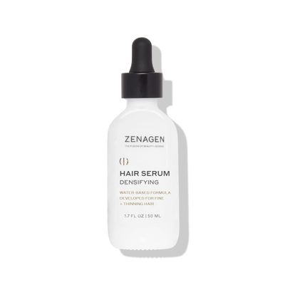 Zenagen Densifying Hair Serum for Fine Thinning Hair Boosts Hair Density, Strengthens Nourishes Hair Follicles, Non-Greasy Water-Based Formula, Plant-Based, Vegan, All Hair Types, 1.7 oz