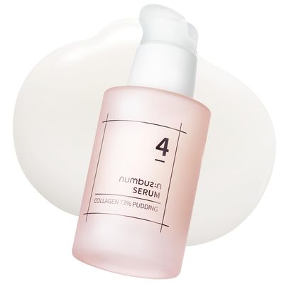 numbuzin No.4 Serum Collagen 73 Pudding Serum for Wrinkles, Aging, Loose Skin, Ultra-Low Molecular Collagen, Elastin, Hyaluronic Acid, Niacinamide 1.69 fl. oz.