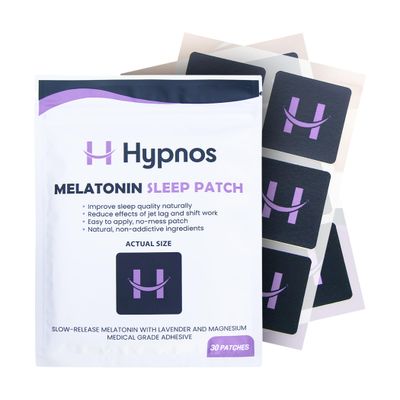 Hypnos Sleep Support Patch Sleeping Patches for Adults Extended Release Melatonin Lavender and Magnesium 30 Patches