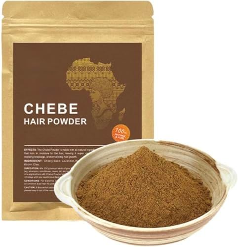 Chebe Powder, 100 African Natural Traditional Ingredients, Promotes Long Rapid Hair Growth, Chebe Hair Powder For Hair Thicker (100 GRAMS)