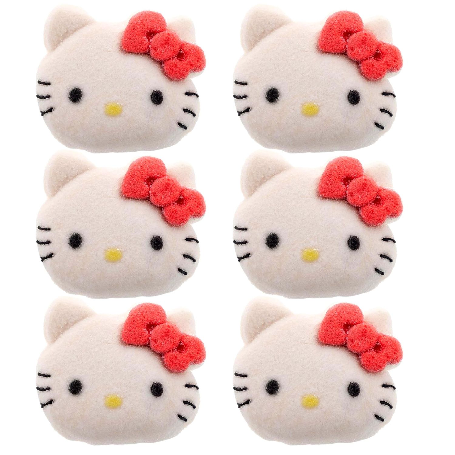 Hello Kitty Candy Marshmallow Heads, Birthday Party Favors, Sugar Coated Chewy Candies, 1.23 Ounces