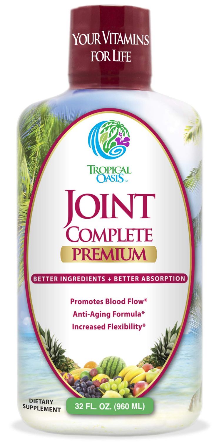 Joint Complete Premium- Liquid Joint Supplement wGlucosamine, Chondroitin, MSM, Hyaluronic Acid - for Bone, Joint Health - 96 Max Absorption- 32oz, 32 serv
