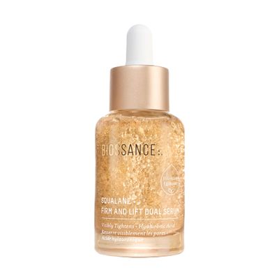 Biossance Squalane Firm Lift Dual Serum - Face Serum for Maturing Skin - Lifts Hydrates - Reduces Wrinkles - Hyaluronic Acid, Squalane, Ectoin, Gravetye Giant Bisabolol - 30ml