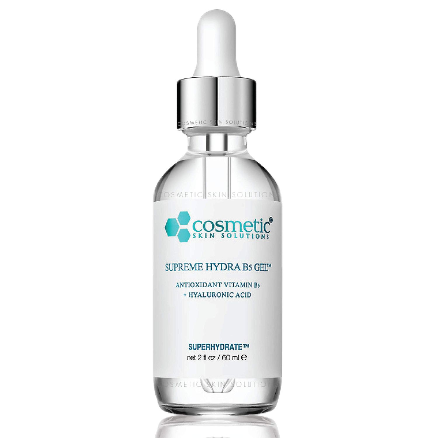 Cosmetic Skin Solutions Supreme Hydra B5 Gel, Antioxidant Vitamin B5 and Hyaluronic Acid Formula (2 oz)