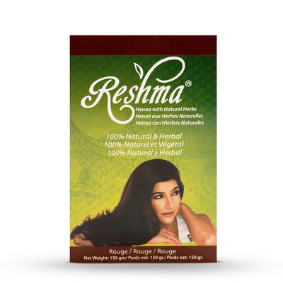 Reshma Beauty Classic Henna Hair Color 100 Natural, For Soft Shiny Hair, Henna Hair Color, Gray Coverage, Ayurveda Hair Product, 5.29 oz, Pack of 1 (Rouge)