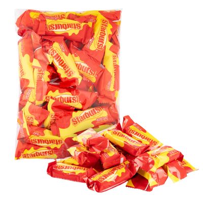 Starbursts Fun-Size Packets - Original Fun Size Chewy Candy - Made with real Fruit Juice! About 40 packs Per Bag.