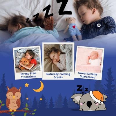 Sleep Promoting Stickers for Kids and Adults (90 Pack) - All Natural, Chemical and Drug Free Sleep Support, Melatonin Free, Childrens Sleep Aid, Promotes Healthy Sleep Cycles