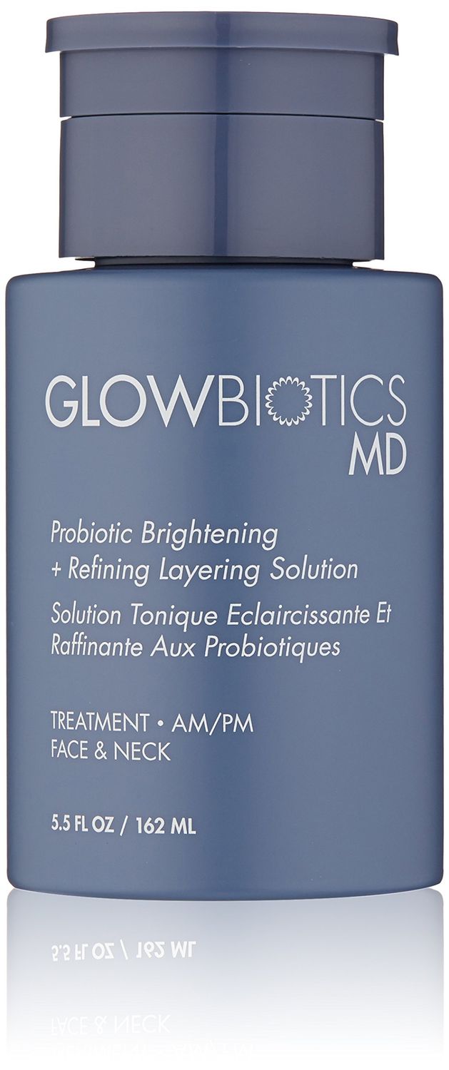 Gentle Exfoliating Toner Chemical Exfoliant - Probiotic Brightening Refining Layering Solution with Lactic, Azelaic, and Hyaluronic Acids for Radiant, Refined Skin