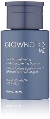 Gentle Exfoliating Toner Chemical Exfoliant - Probiotic Brightening Refining Layering Solution with Lactic, Azelaic, and Hyaluronic Acids for Radiant, Refined Skin