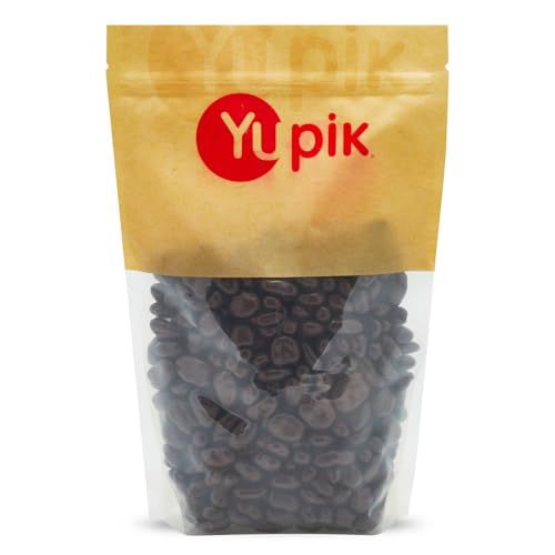 Yupik Dark Chocolate Pecans, 60 Cacao, 2.2 lb (35.2 oz), Kosher, Chocolate Nuts, Pecans Dipped in Rich Dark Chocolate, Crunchy Smooth, Chocolate Candy, Sweet Snack, Ideal for Baking Decorating