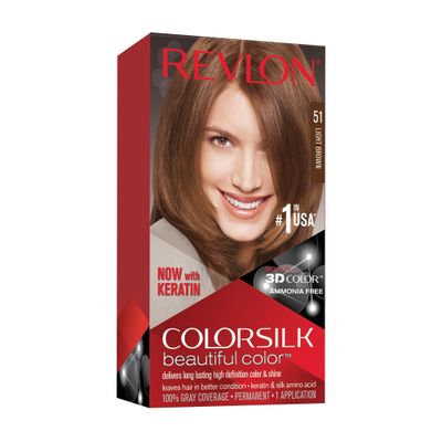 Revlon Colorsilk 51 Light Brown (Pack of 6)