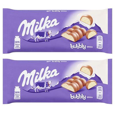 Milka Bubbly White