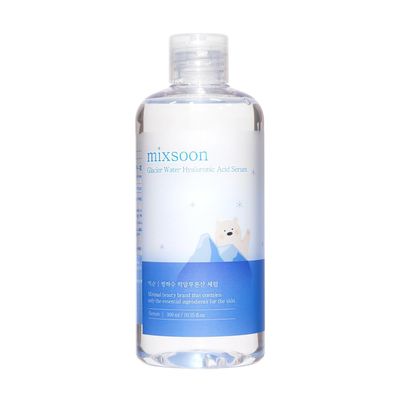 mixsoon Glacier Water Hyaluronic Acid Serum - Non-greasy Hydration Booster, Firming Facial Serum For Radiant, Dewy Skin - Korean Serum for Glass Skin (10.14 fl.oz 300ml)