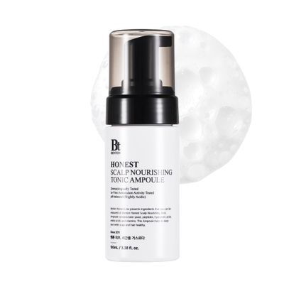 BENTON Honest Scalp Nourishing Tonic Ampoule - pH Balanced Alcohol Free Scalp Nourishing Serum with Peptide and 17 Amino Acids - Hair Thickening Strengthening Hair Roots, 3.38 fl.oz.