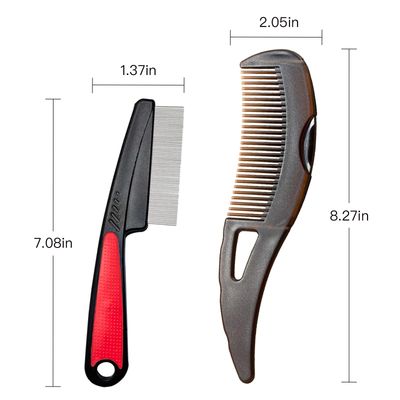 Dandruff Comb Self-cleaning, Wide Hollow Tooth Hair Brush for Scalp CareMassageDetoxClean with ButtonGua Sha Handle for Women Men Kids -BlueBrown