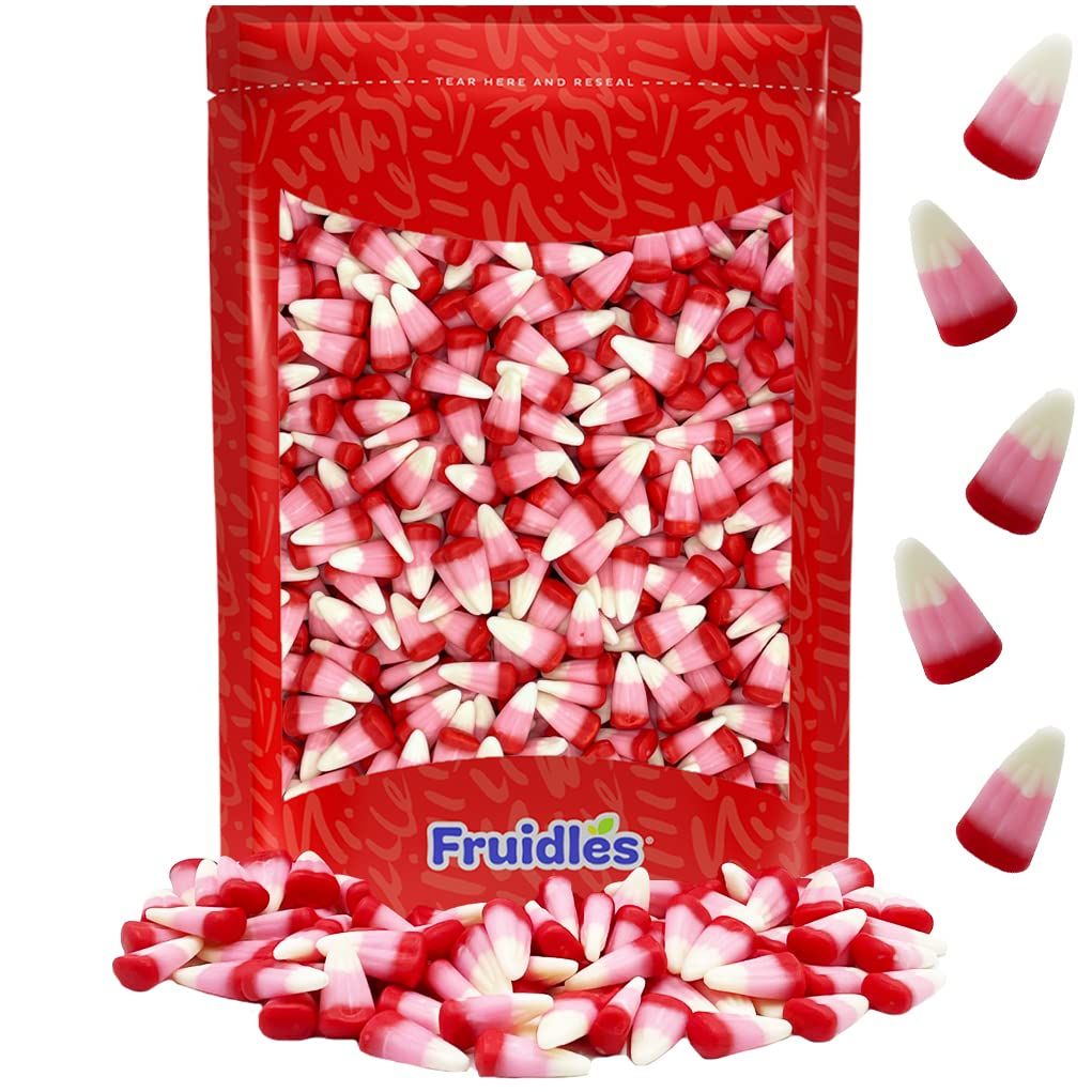 Fruidles Valentine&#39;s Candy Corn Holiday Treats, Gluten Free, Fun Festive Holiday Snacking (Half-Pound)