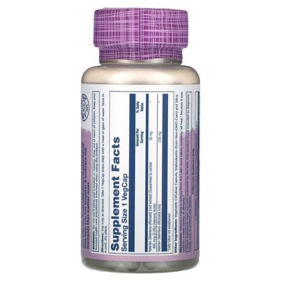 SOLARAY Valerian Root Extract 50 mg Relaxation Support for a Healthy Sleep Cycle 0.8 Valerenic Acids 60 CT