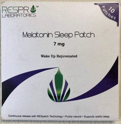 Respro Labs Natural Melatonin Patch, 7 mg Continuous Release - 10 Patches