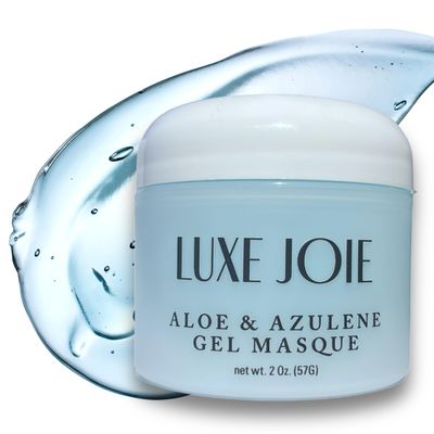Aloe Azulene Gel Masque Hydrating Soothing Facial Mask Hyaluronic Acid Lavender Green Tea Men Womens