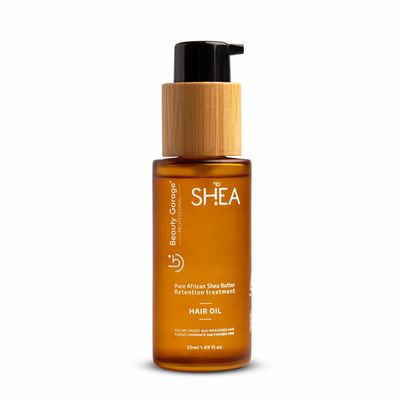 BEAUTY GARAGE Pure African Shea Butter Retention Treatment Hair Oil 50ml