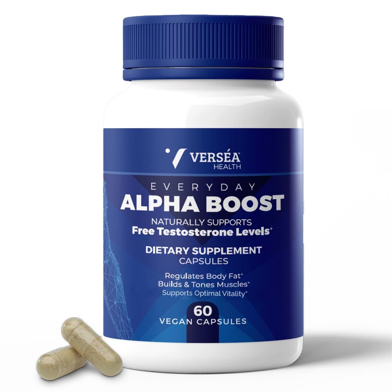 Versa Alpha Boost - Natural Free Testosterone Support, Energy, Stamina, Endurance Vitality for Men Women, Multivitamin for Healthy Aging Performance